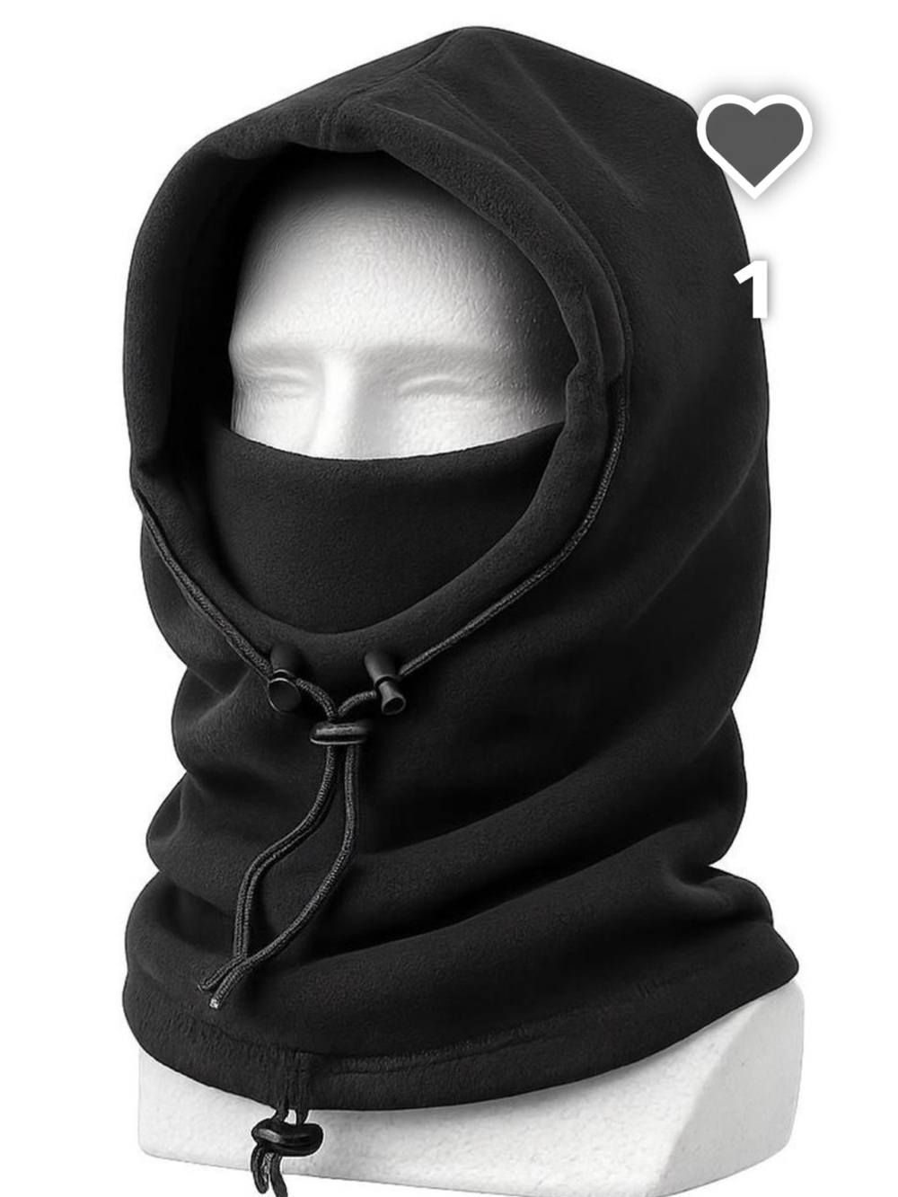 NWT Hot Headz 6-in-1 Hood in Black